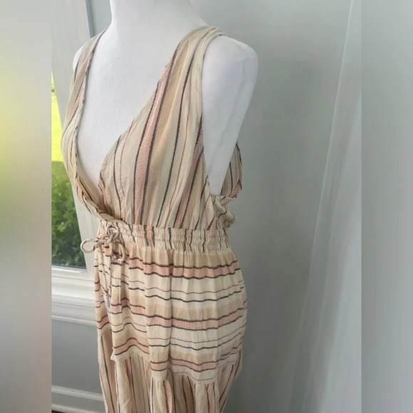 L*space Sz Large Emma Maxi Dress / Swim Cover up Sun soaked Striped NWT - Picture 12 of 16